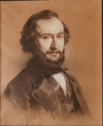 null Eugène Pierre François GIRAUD (1806-1881)

Portrait d'homme en buste

Papier...