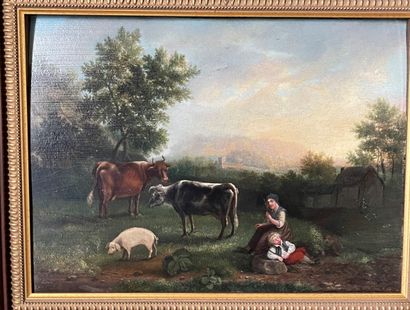 null In the taste of the 19th century

Pastoral

Two oils on panel