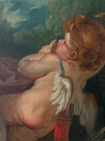 null 18th century FRENCH school

Leda and the Swan

Oil on canvas (center hole 10...