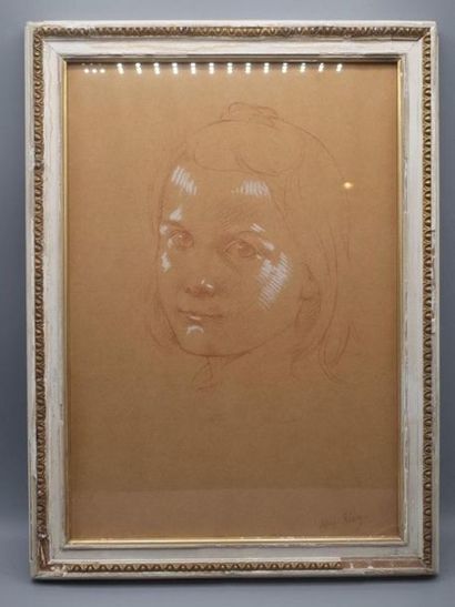 null Alexandre SÉON (1855-1917)

Portrait de jeune fille de trois quart

Sanguine...