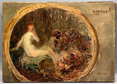 null Gabriel GUAY (1848-1922)

Amour !

Huile sur toile signée en bas à droite et...