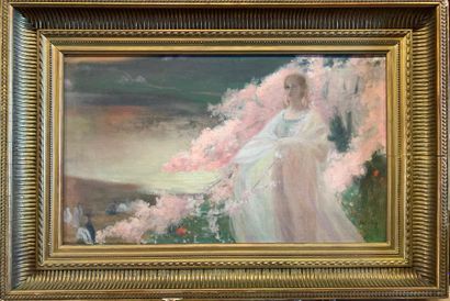 null Joseph Marius Jean AVY (1871-1939)

Muse in a flowery garden

Oil on canvas...