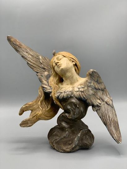null SYMBOLIST school late 19th or early 20th century

Winged female figure in painted...