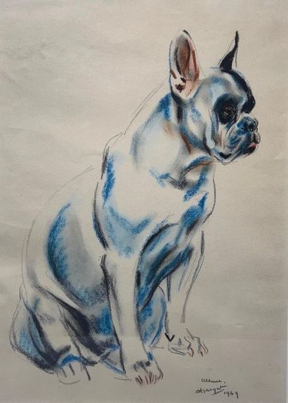 null André MARGAT (1903-1999)

Ultimate, French Bulldog

Pastel and charcoal on paper...