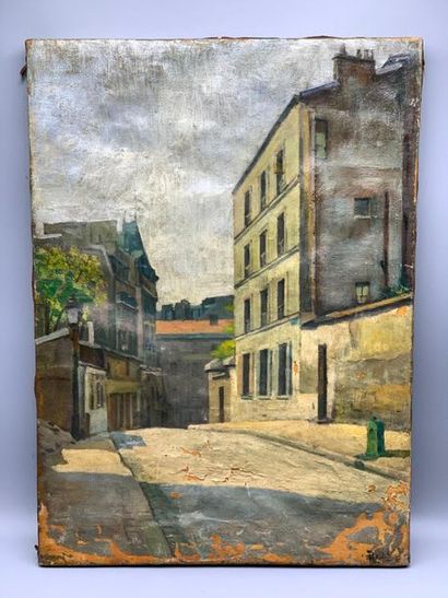 null MODERN School

Street in Montmartre 

Oil on canvas (accidents and misses).

46...