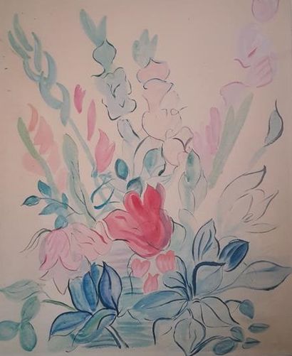 null MODERN school of the 20th century 

Bouquet of flowers

Watercolour 

64 x 50...