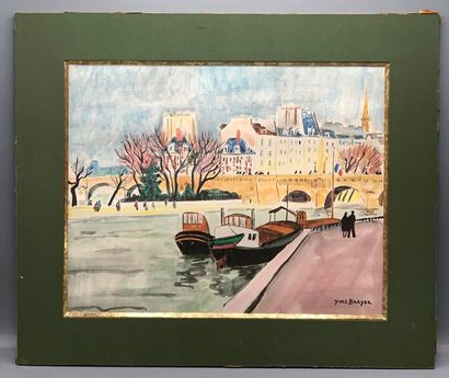 null Yves BRAYER (1907-1990) 

The Seine in the green - Galant

Reproduction.

29.5...