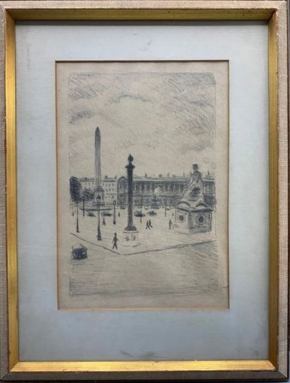null Albert MARQUET (1875-1945)

Quai de Seine et Place de la Concorde

Deux lithographies...