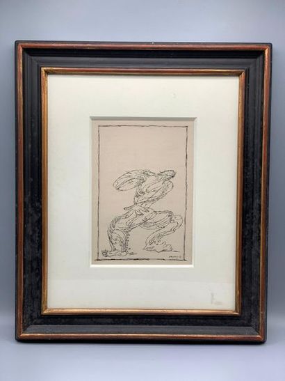 null Georges PAPAZOFF (1894-1972)

Character

Black print.

23 x 16 cm at sight 

Frame...