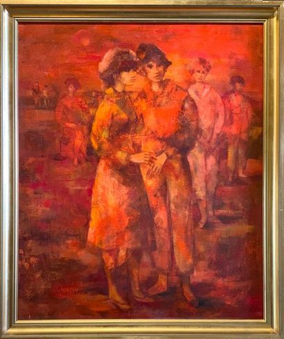 null Daniel TANGUY (20th century)

Lovers

Oil on canvas signed and dated 73 down...