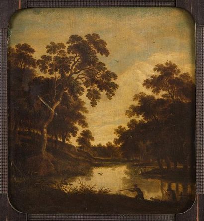 null NO VENUE 17th century FLAMANDE school

Landscape to the hunter 

Thick oak panel,...