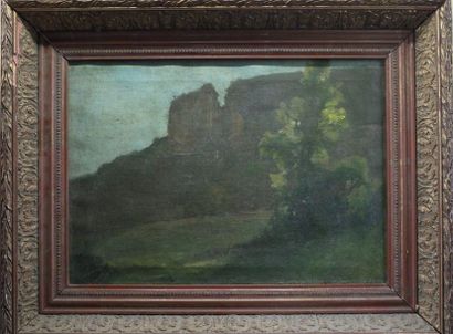 null Ecole FRANCAISE du XIXe

Vue d'un chateau en Dordogne

Huile sur toile signée...