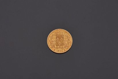 null FRANCE - Pièce de 40 francs or Charles X 1830 Paris (important choc au list...