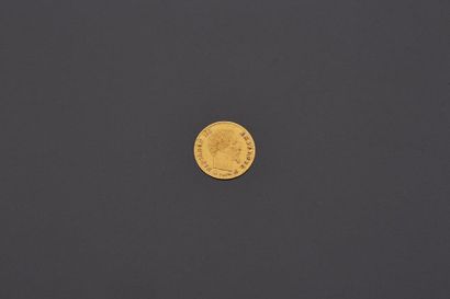 null Une pièce or 5 francs 1860 Napoléon III