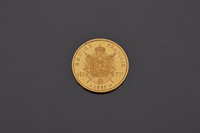 null SECOND EMPIRE (1852-1870)
100 francs or Napoléon III, tête nue. 1855. Paris.
G....