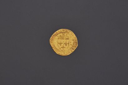 null CHARLES VIII (1483-1498)
Écu d'or au soleil. Tours.
D. 575.
TTB. 