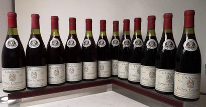 null 12 bouteilles CORTON Grand cru CHÂTEAU de CORTON GRANCEY - LOUIS LATOUR 1982...