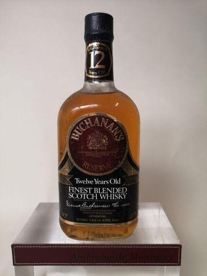 null 1 bouteille WHISKY BUCHANAN'S 12 ANS D'AGE - BLENDED SCOTCH WHISKY