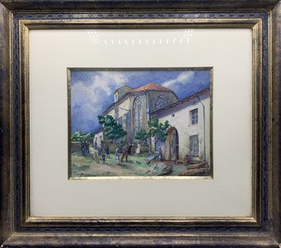 null Henri BERGÉ (1870-1937)

Eglise présumée de Lunéville

Aquarelle

Signé en bas...