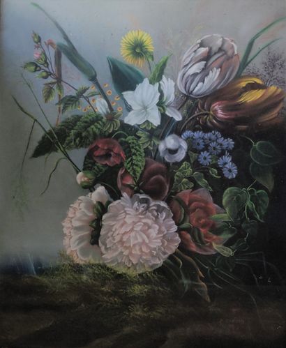 null Ecole du XIXe siècle

Natures mortes aux bouquets de fleurs

Deux pastels portant...