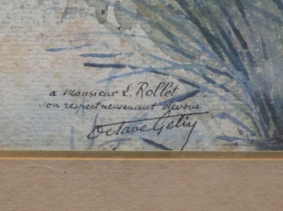 null Octave GELIN

Bords de la Charente

Aquarelle portant une signature et datée...