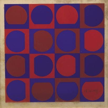 null Victor VASARELY (1906-1997)

Folklore planétaire, 1964, sérigraphie, 28 x 28...