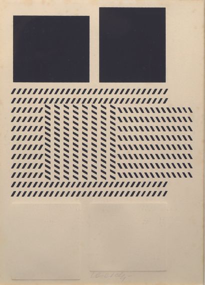 null Victor VASARELY (1906-1997)

Composition cinétique aux carrés noirs et blancs...