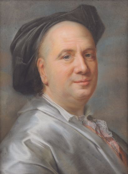 null Ecole FRANCAISE du XVIIIe siècle

Portrait d'un artiste en buste, probablement...