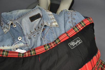 null *Lot of clothes including :

D&G Dolce Gabana

- Washed and studded denim jacket,...