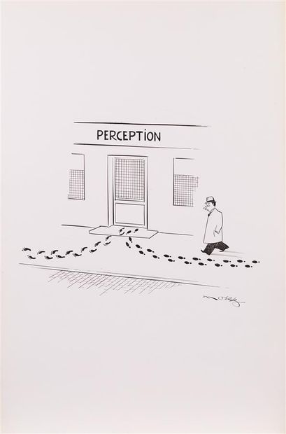 null Henri MOREZ (1922-2017)

Perception 

Black ink, signed

50 x 32.5 cm