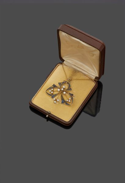 null VEVER Paris

Pendant flower iris forming brooch in yellow gold 18 k (750 thousandths)...