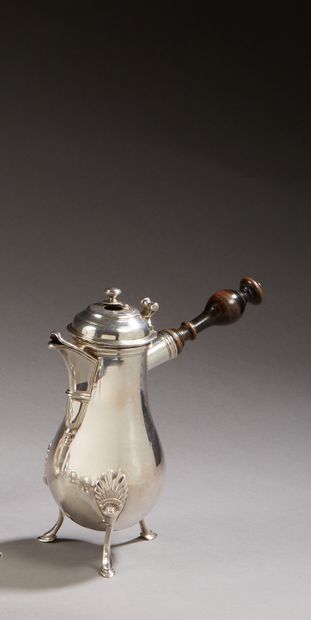 null JURISDICTION OF STRASBOURG CIRCA 1775

Silver chocolate pot of baluster shape...