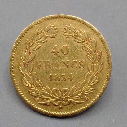 null 
FRANCE




Un pièce de 40 francs or - 1834









Toutes les pièces d'or...
