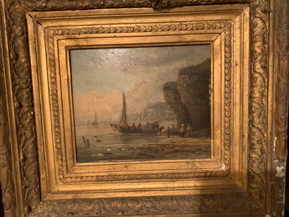 null French school of the 19th century


Fishermen by the sea


Oil on panel


16...