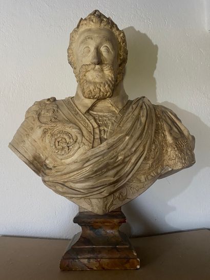 null Bust of Henri IV in plaster


19th century


Height : 79 cm 





Provenance...