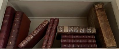 null Lot de livres anciens du XVIIIe siècle au XIXe siècle (au mètre)