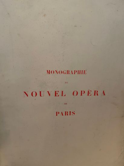 null Le Nouvel Opéra de Paris par Charles Garnier, 2 tomes, édition Ducher et Compagnie,...