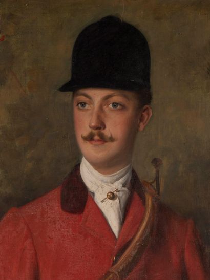 Auguste Emile BELLET (1856-1911) 
Portrait...