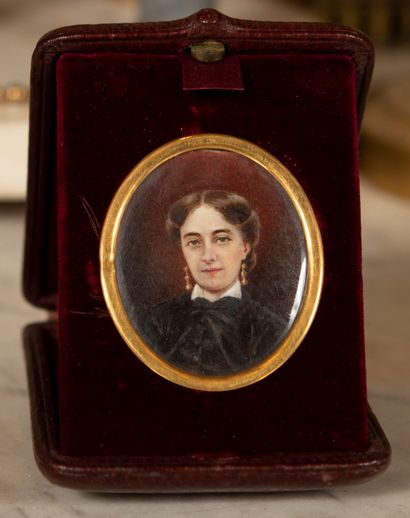 null 
French school of the 19th century




Portrait of a woman




Miniature on...