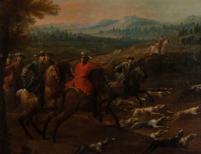 null 
French school of the 18th century




The boar hunt




The hunting of the...