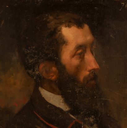 null 
French school of the 19th century




Portrait of a bearded man




Oil on...