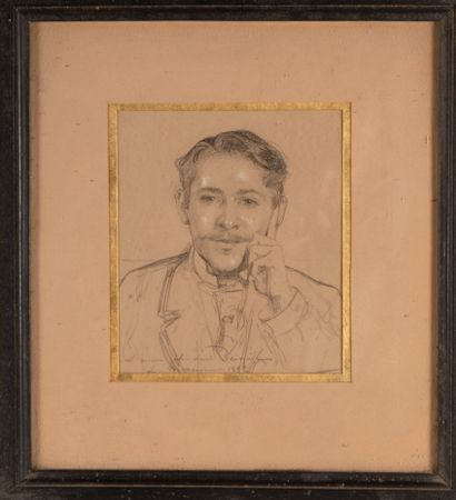  Edgar MAXENCE (1871-1954) 
Portrait of a...