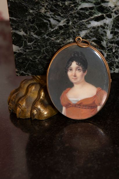 null 
Madame CORCHAND (circa 1813-1816)




Miniature représentant le portrait d'une...