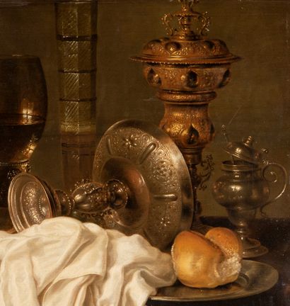 null 
Willem Claesz HEDA (1594/1595-1680)




Still life with ham, beer glass and...