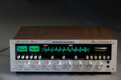 null MARANTZ 4270 Receiver Stereo 2 Plus Quadradial 4. 25 watts per channel tuner.

The...