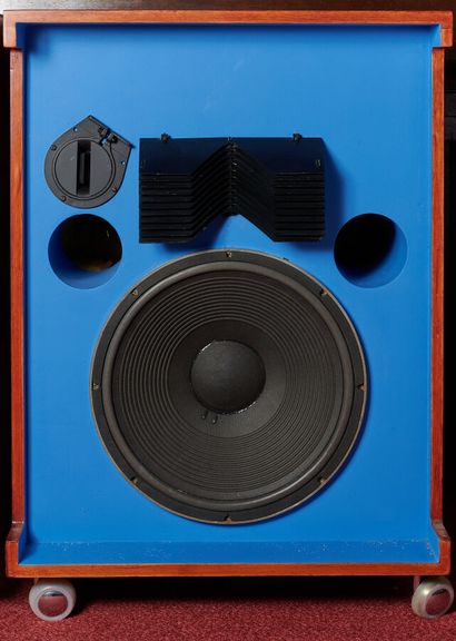 null JBL 4320 Studio Monitor. Pair of three-way monitor speakers equipped with the...