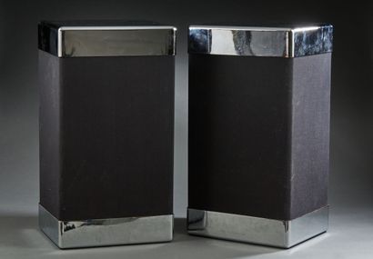 null GALE GS401A Pair of four-way enclosed speakers designed by Jon Bannenberg produced...