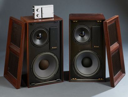 null McINTOSH ML-1C, very aesthetic and musical pair of four-way speakers from the...