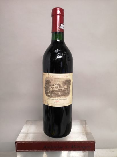 null 1 bouteille Château LAFITE ROTHSCHILD - 1er Gcc Pauillac 1985


Étiquette m...