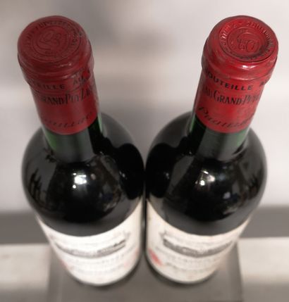 null 2 bottles Château GRAND PUY LACOSTE - 5th Gcc Pauillac 1983


Slightly stained...